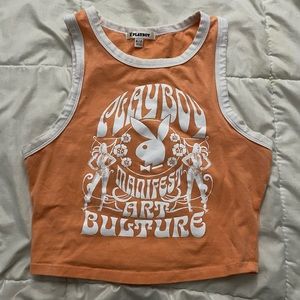 orange playboy tank